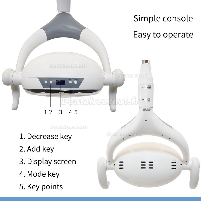 KL® KC-568 Lampe scialytique mobile dentaire (modèle à pied)